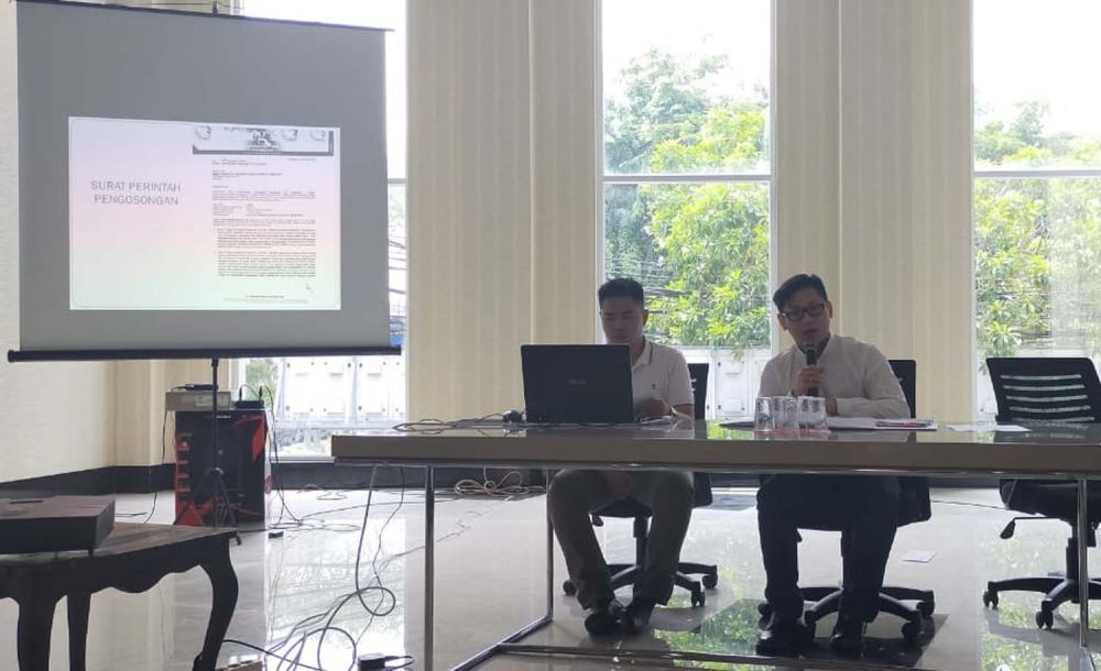 Jumpa pers oleh Manajemen Gunawangsa