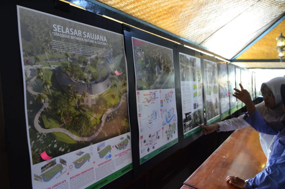 Beberapa karya tim arsitek dipamerkan