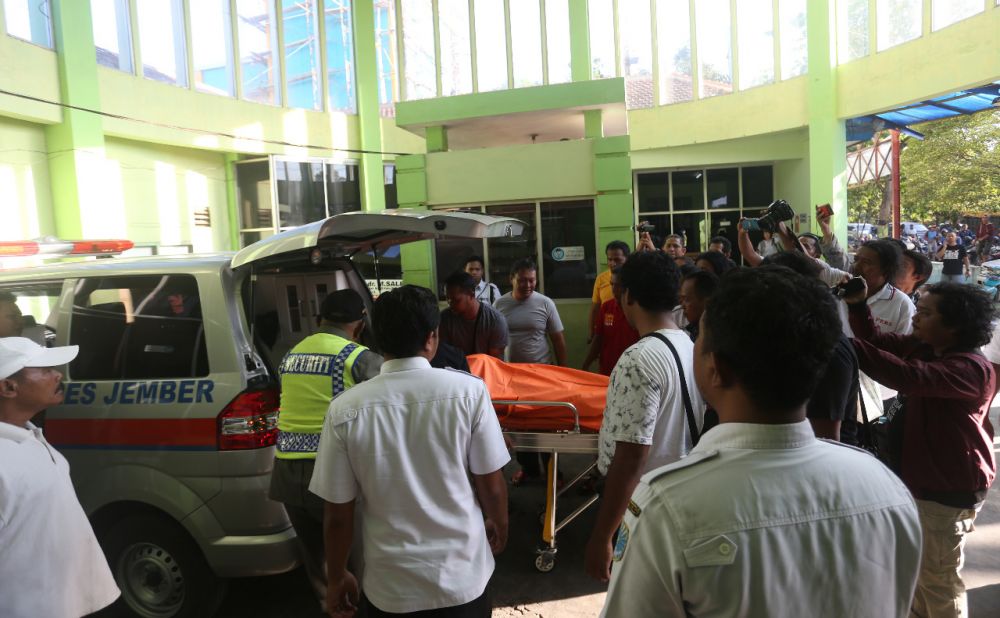 Korban dievakuasi ke RSUD dr Mohammad Saleh Kota Probolinggo