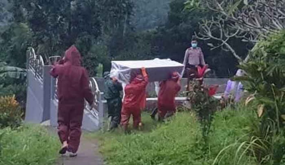 Seorang PDP di Kabupaten Pasuruan yang meninggal telah dimakamkan