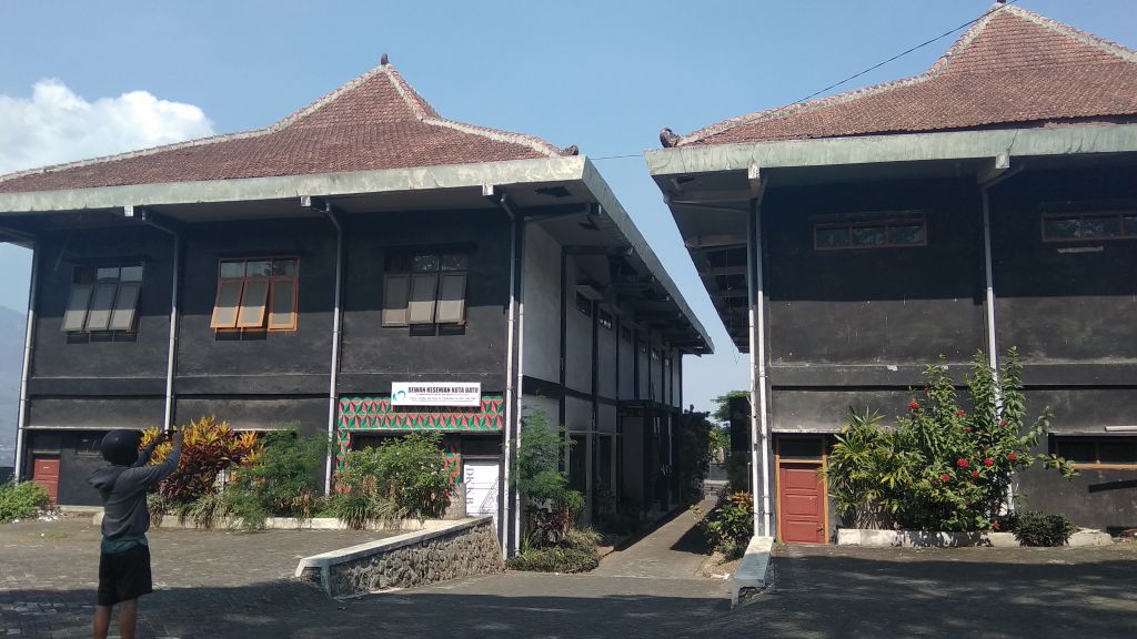 Bangunan utama gedung kesenian Kota Batu