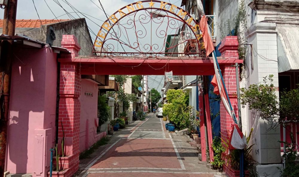 Suasana Kampung Kemasan, Gresik