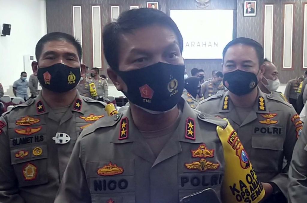 Kapolda Jatim, Irjen Pol Nico Afinta saat berkunjung ke Mapolrestabes Surabaya