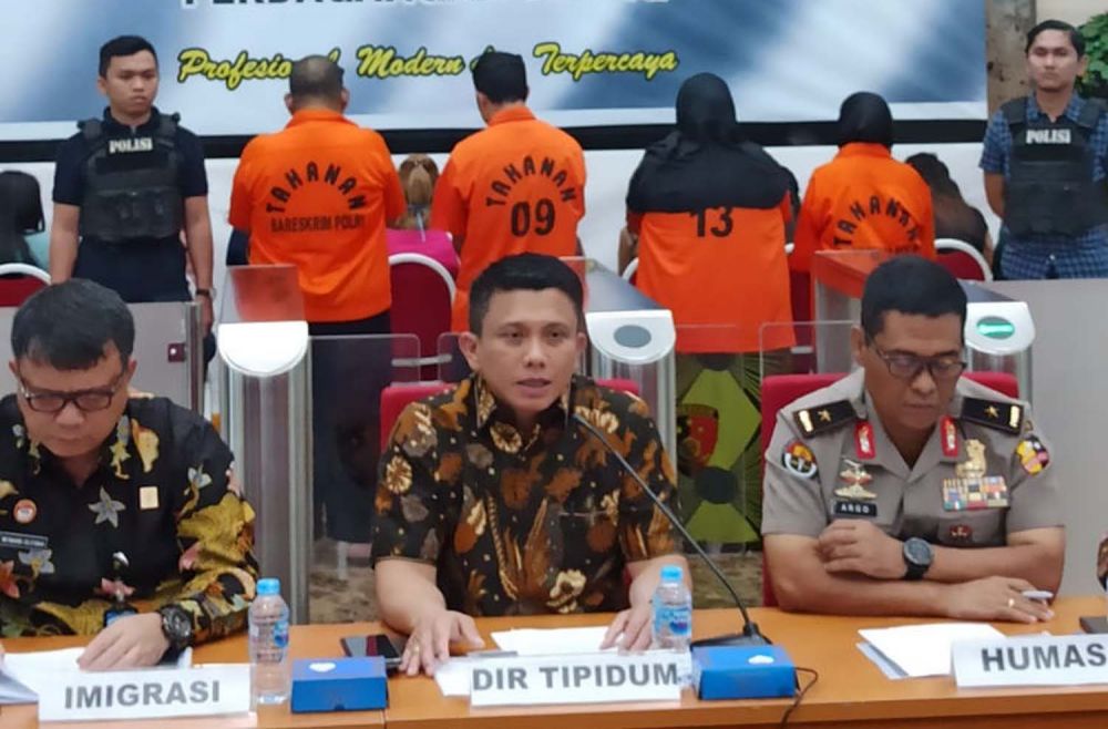 Direktorat Tindak Pidana Umum Bareskrim Polri bongkar prostitusi berkedok wisata seks halal