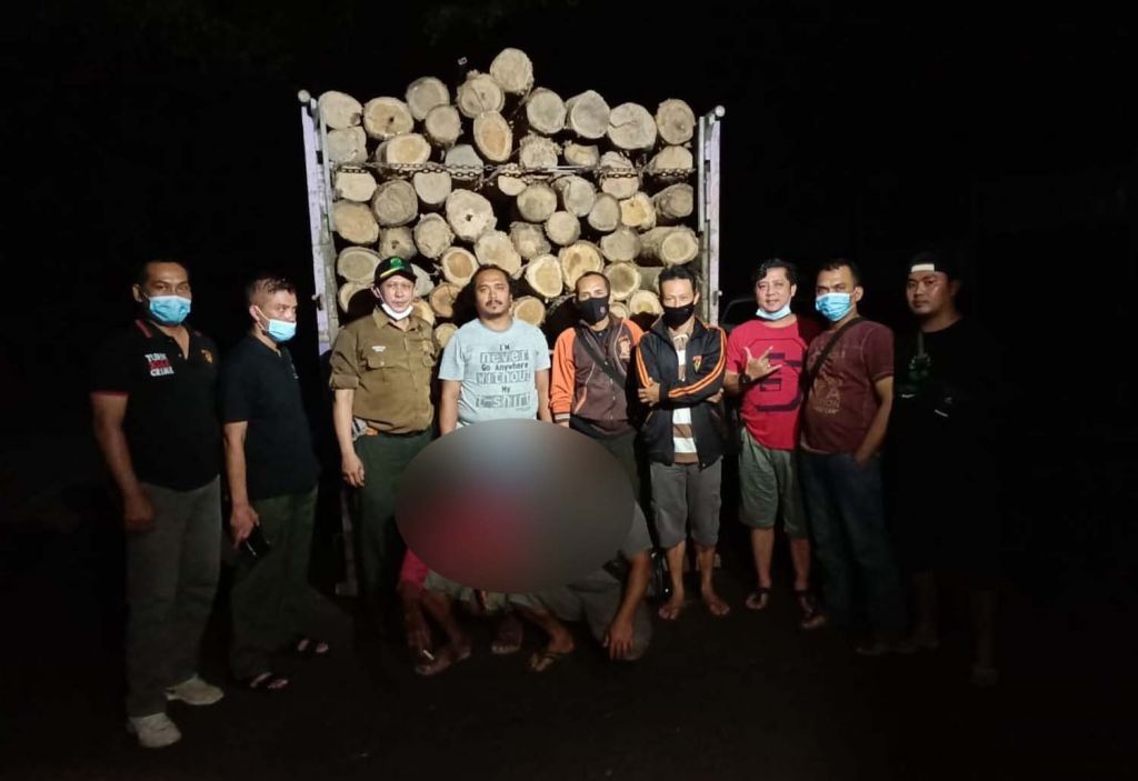 Pengiriman satu truk kayu jati ilegal dari Banyuwangi ke Pasuruan digagalkan