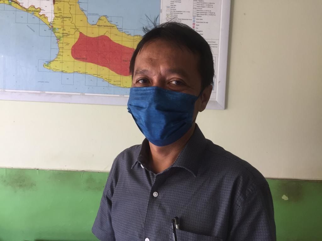 Kepala Seksi Pengelolaan TN Wilayah 1 Alas Purwo Probo Wresni Adji.