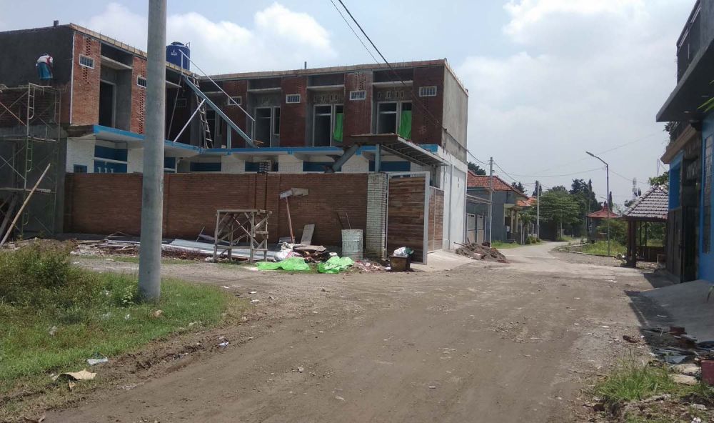 Rumah kos di Mojokerto yang disatroni komplotan pencuri motor