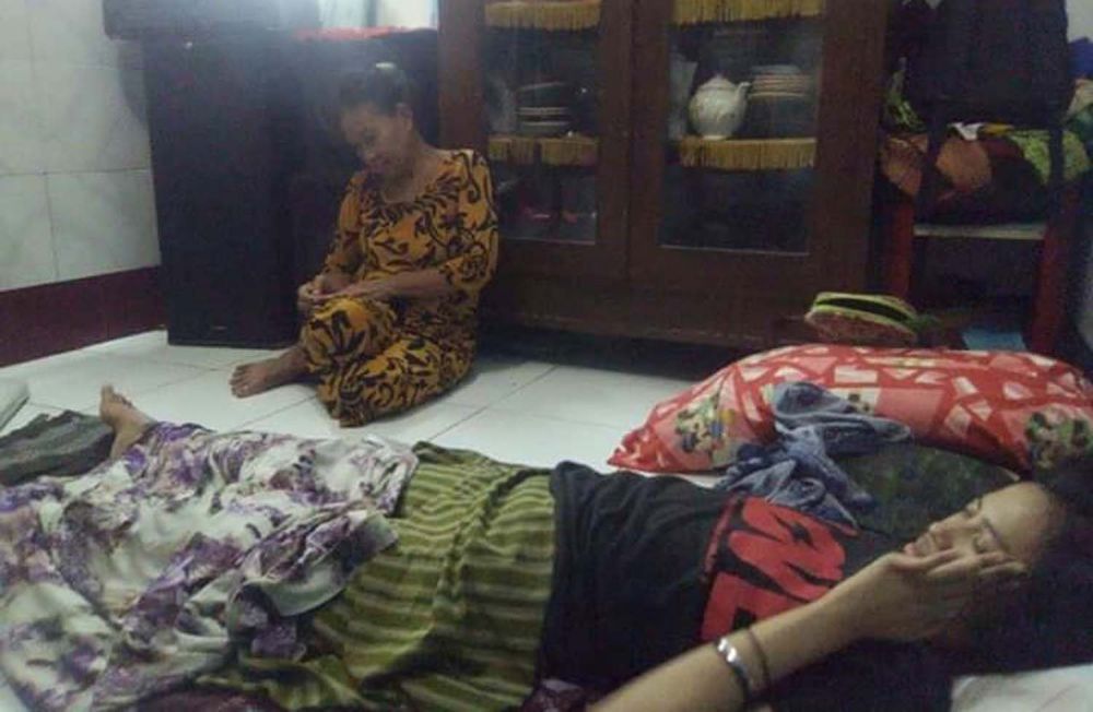 Kondisi Warda Ningsih, warga Bulak Banteng, Kecamatan Kenjeran, Kota Surabaya
