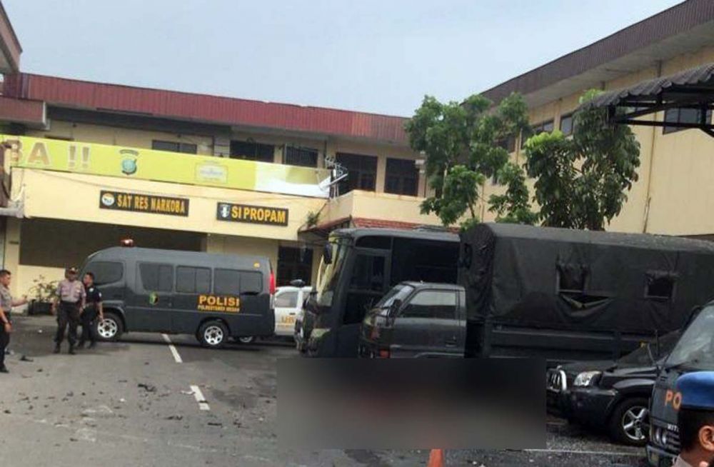 Ledakan di Polrestabes Medan