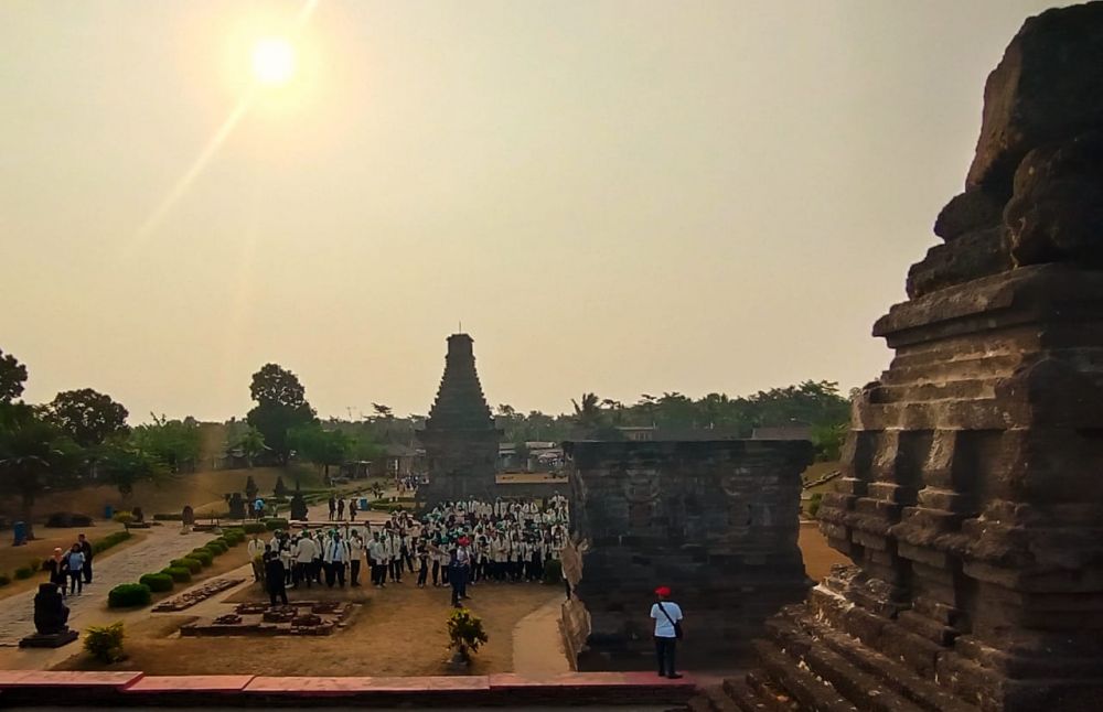 Napak tilas sejarah berdirinya UWK Surabaya diikuti para mahasiswa dalam masa orientasi