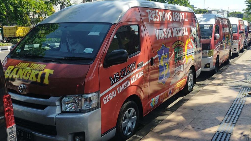 Mobil respon cepat Vaksin Merdeka Surabaya