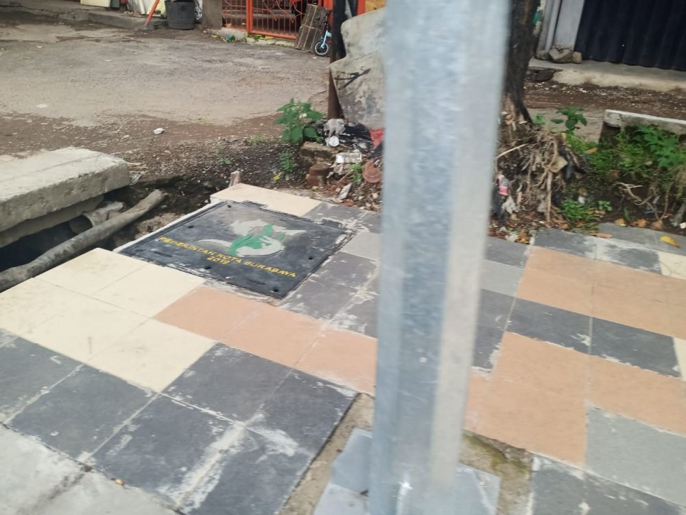 Pedestrian yang masih baru di Ngaglik, Surabaya