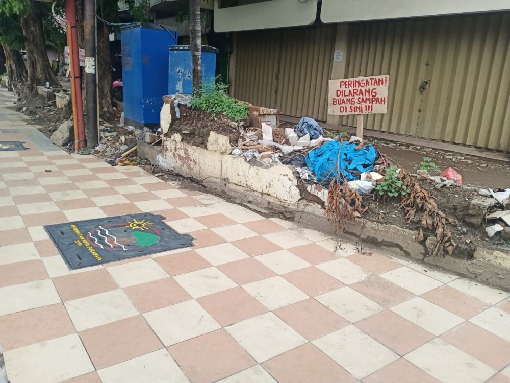 Pedestrian yang masih baru di Ngaglik, Surabaya