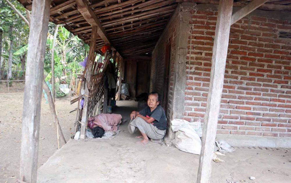 Kondisi rumah Mbah Maritun