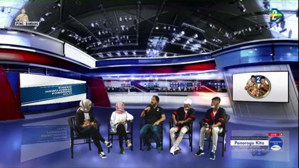 Calon Bupati Ponorogo, Ipong Muchlissoni dalam acara virtual beberapa waktu lalu