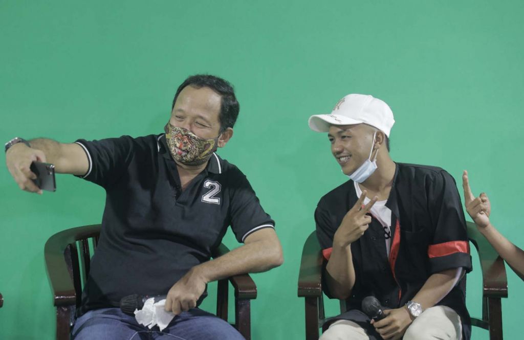 Calon Bupati Ponorogo, Ipong Muchlissoni dalam acara virtual beberapa waktu lalu