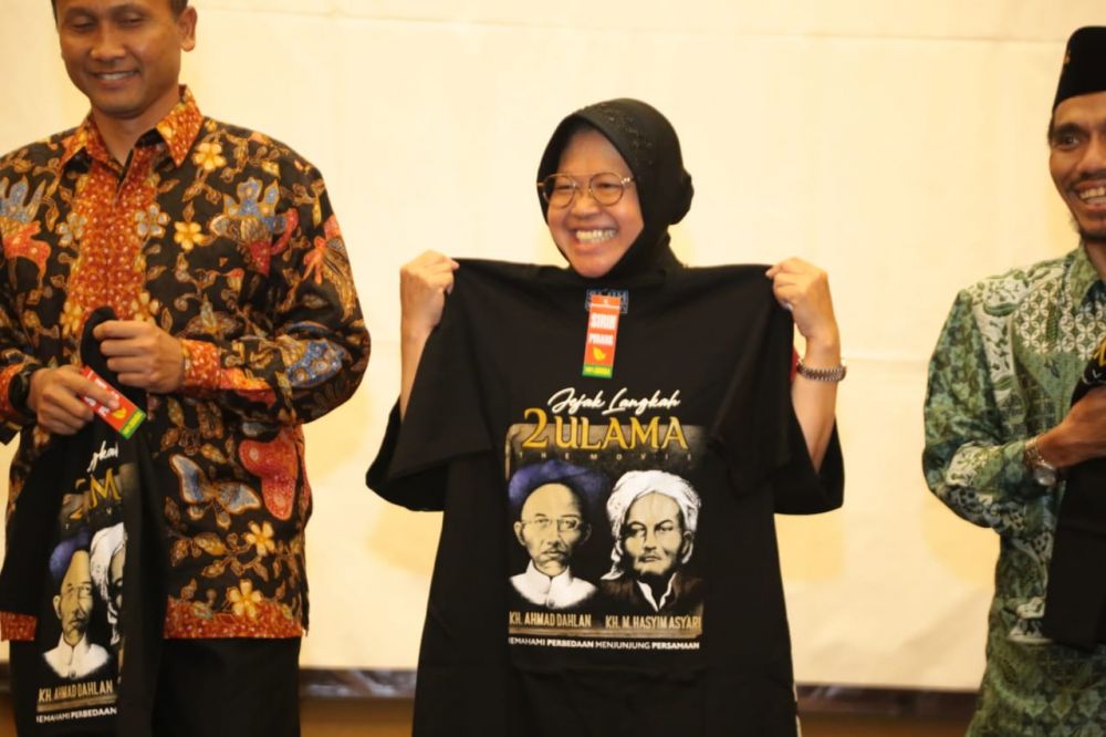 Wali Kota Risma nobar film 'Jejak Langkah 2 Ulama Muhammadiyah & NU' 