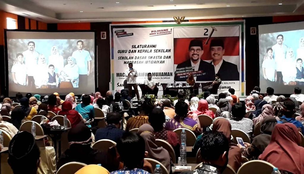 Machfud Arifin bertemu para GTT dan kepala sekolah swasta se Surabaya