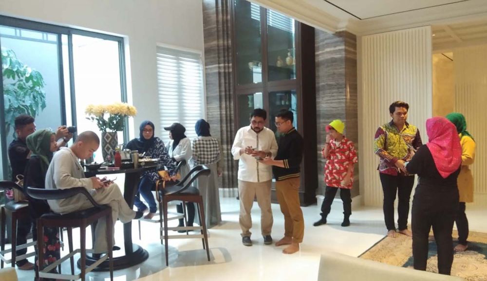 Gen Halilintar silaturahmi ke kediaman Machfud Arifin di Surabaya