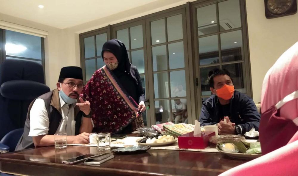 Pengurus Muslimat Nahdlatul Ulama (NU) Kota Surabaya bersilaturahmi ke Cawali Machfud Arifin