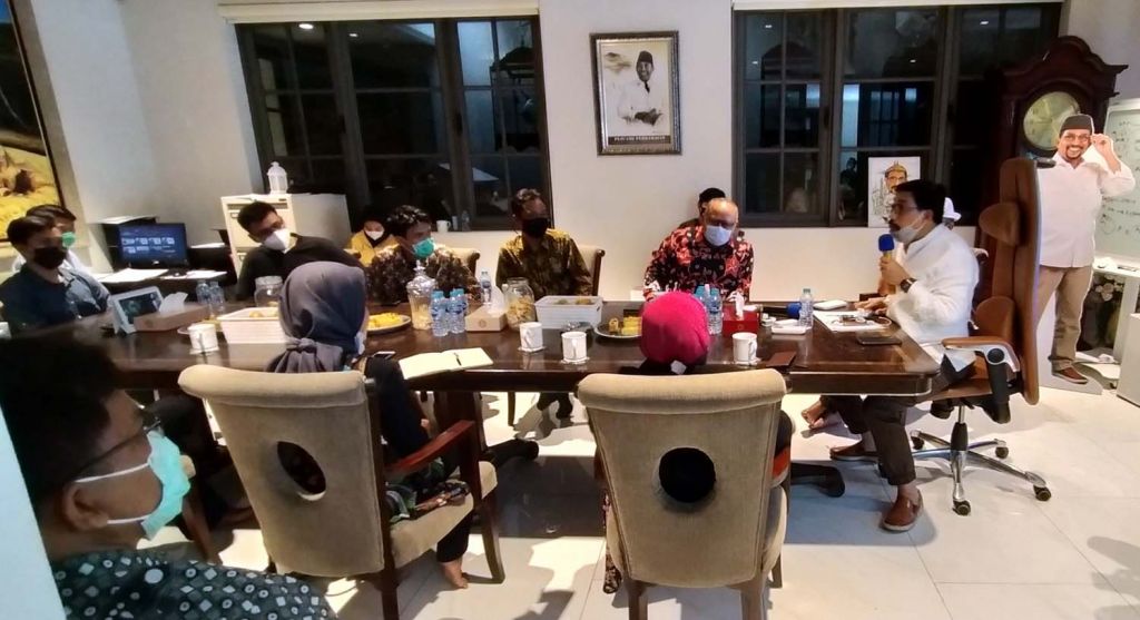 Calon Wali Kota Machfud Arifin bersama Forum Komunikasi Pengelola Objek Wisata Surabaya