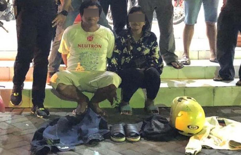 Pasangan suami istri pencuri HP lima kali yang mengajak anaknya setiap beraksi ditangkap Unit Jatanras Satreskrim Polrestabes Surabaya