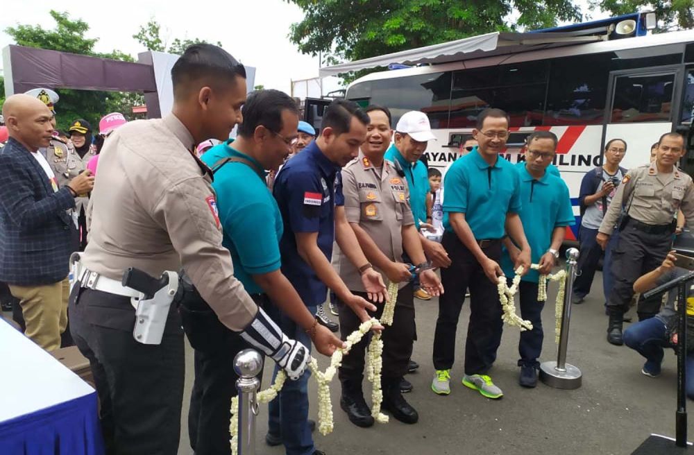 Kapolres Tulungagung AKBP Eva Guna Pandia dalam peluncuran Astuti Mobile