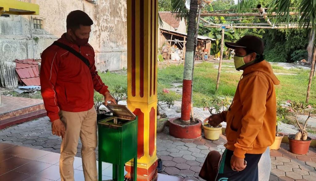 Kotak amal musala di Mojokerto yang dibobol pencuri