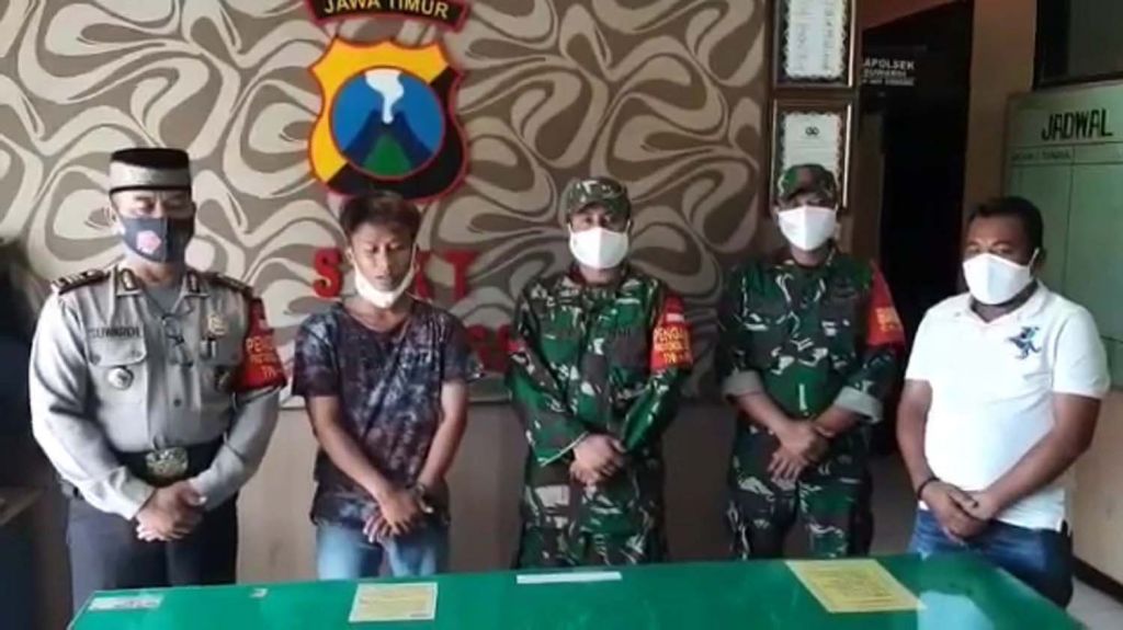Pemuda yang menyerang anggota TNI di Sumenep akhirnya meminta maaf