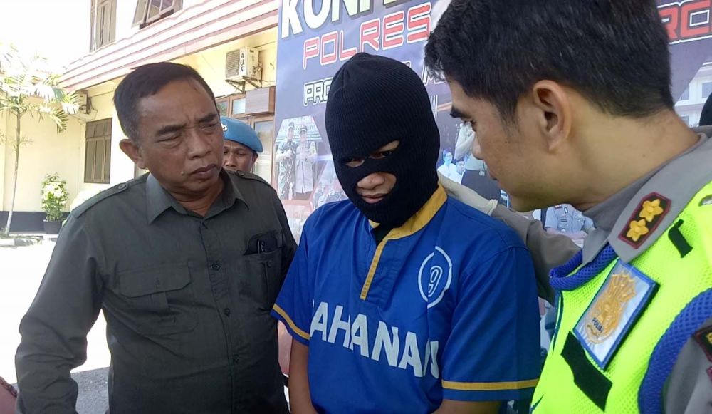 Pengedar narkoba asal Sidoarjo diamankan di Mapolres Pasuruan
