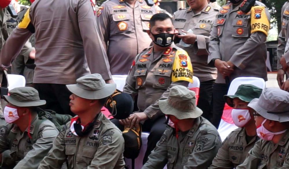 Napak tilas di Bumi Majapahit dipimpin Kapolda Jatim M Fadil Imran