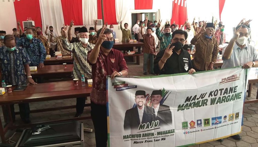 Para purnawirawan TNI AL di Surabaya siap menangkan Machfud Arifin-Mujiaman