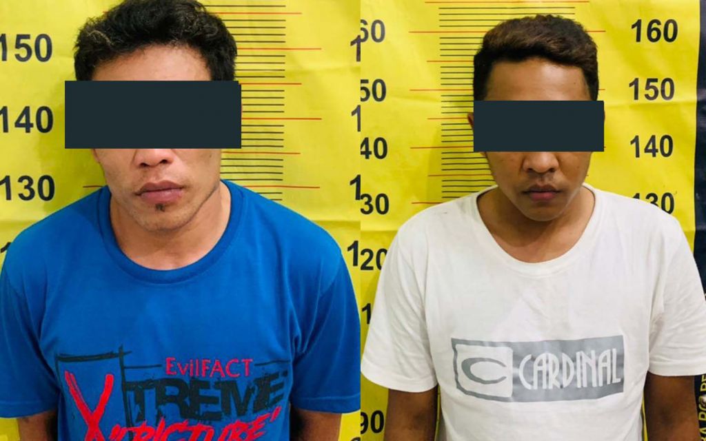 Dua residivis narkoba yang disergap saat hendak pesta sabu di dalam vila kawasan Tretes