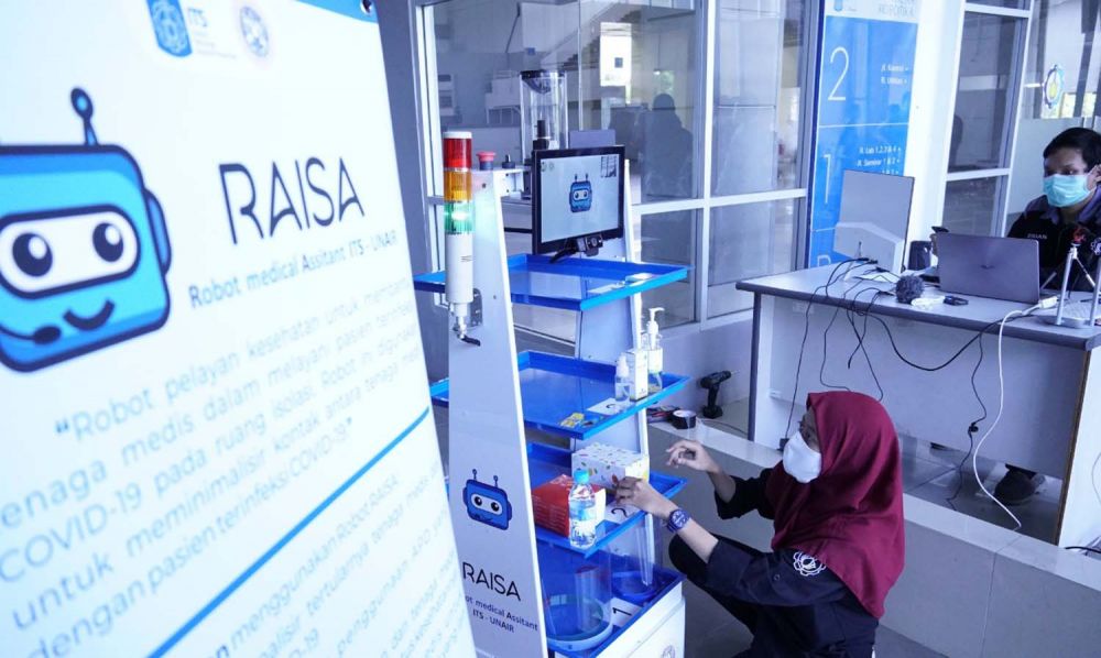 RAISA, robot pelayan pasien Covid-19 ciptaan ITS-Unair