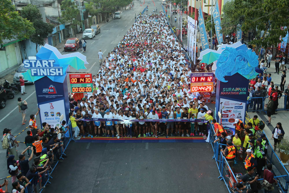 Peserta Surabaya Marathon 2018