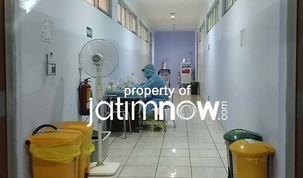 Ruang isolasi Covid-19 di RSUD dr Wahidin Sudirohusodo Kota Mojokerto