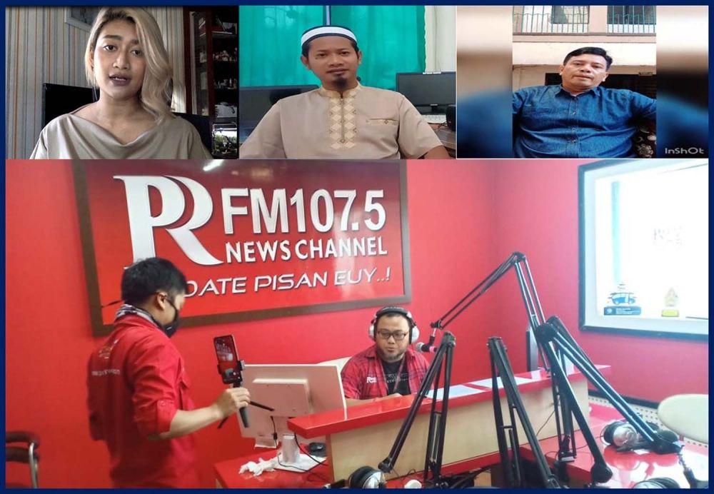 Talkshow interaktif  bertema 'Mencegah Radikalisme Berkembang di Tengah Wabah Pandemi Covid-19' di Stasiun Radio Pikiran Rakyat (PRFM) 107,5 FM Bandung