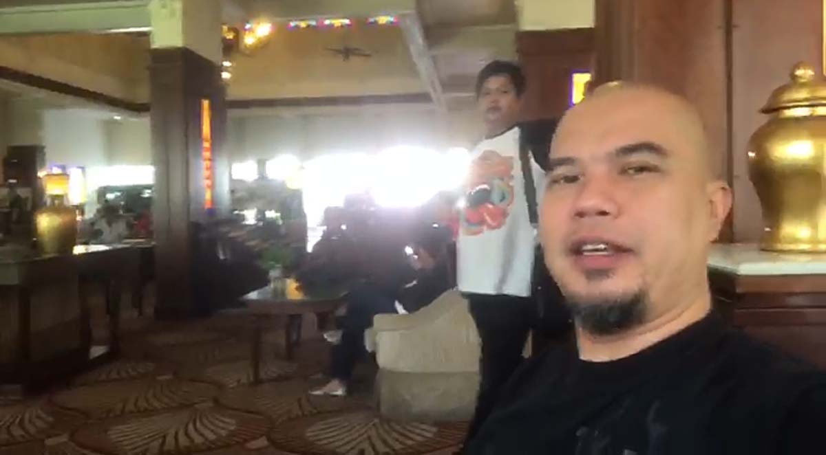 Ahmad Dhani saat di Hotel Majapahit Surabaya