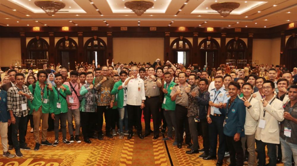 Para peserta Seminar Nasional Strategi Manajemen Media di Era Disrupsi 4.0 untuk Indonesia Maju