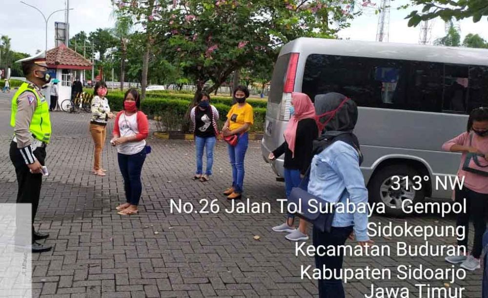 18 pekerja migran asal NTB diamankan Sat PJR Polda Jatim
