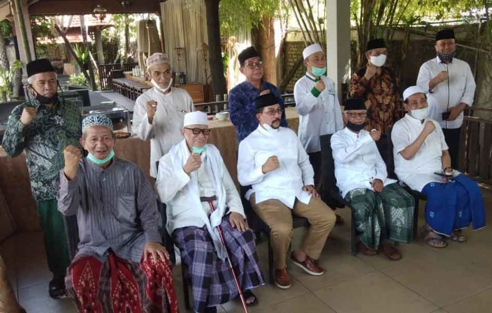 Machfud Arifin mendapatkan restu dari para kiai PWNU Jawa Timur