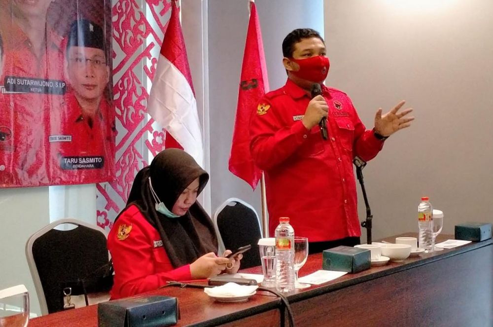 Rapat internal PDIP Surabaya