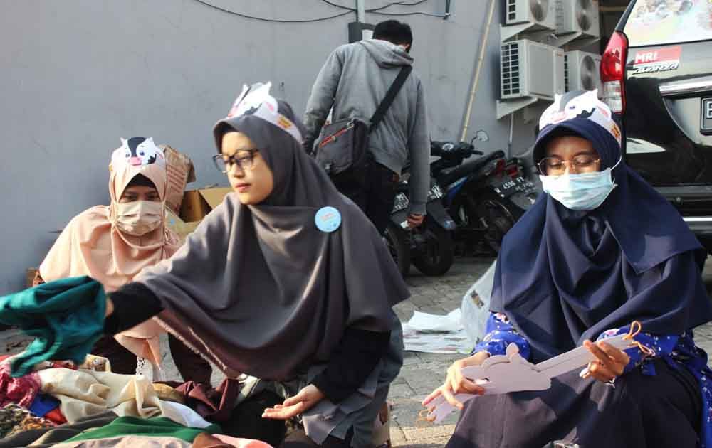 Suasana posko pengungsian dan pengobatan ACT di Lombok, NTB