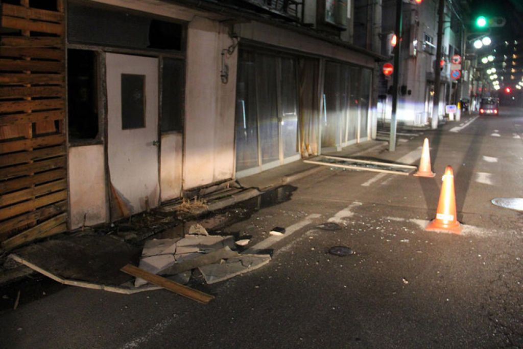 Gempa di Jepang (Foto: EPA/JIJI PRESS via Republika) 