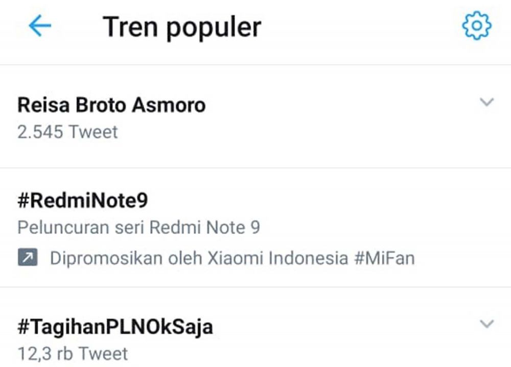 Reisa Broto Asmoro top trending di Twitter Indonesia