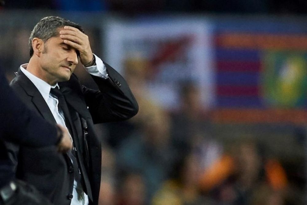 Ernesto Valverde dipecat dari kursi pelatih Barcelona (Foto: EPA-EFE/ALEJANDRO GARCIA)