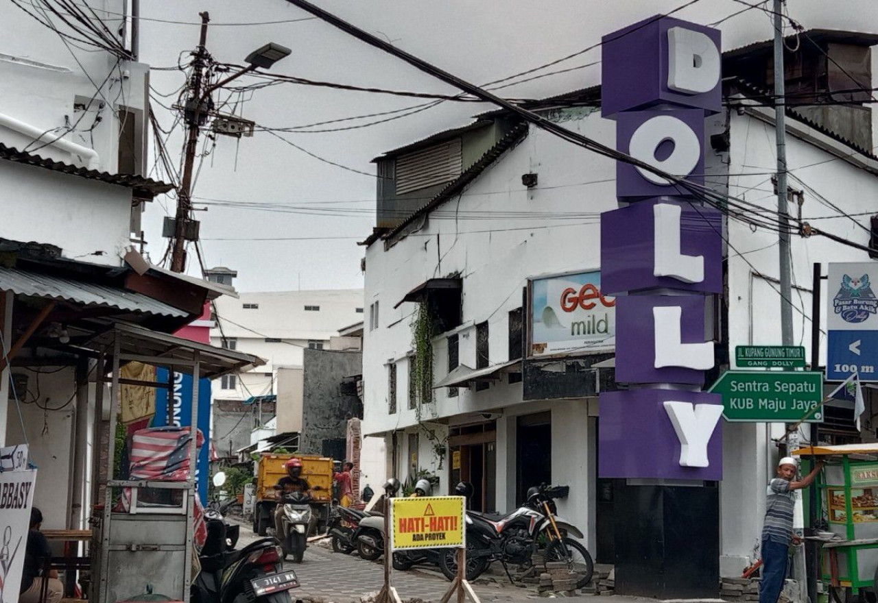 Foto: Ilustrasi kawasan eks lokalisasi Dolly. (Ilustrasi/jatimnow.com)