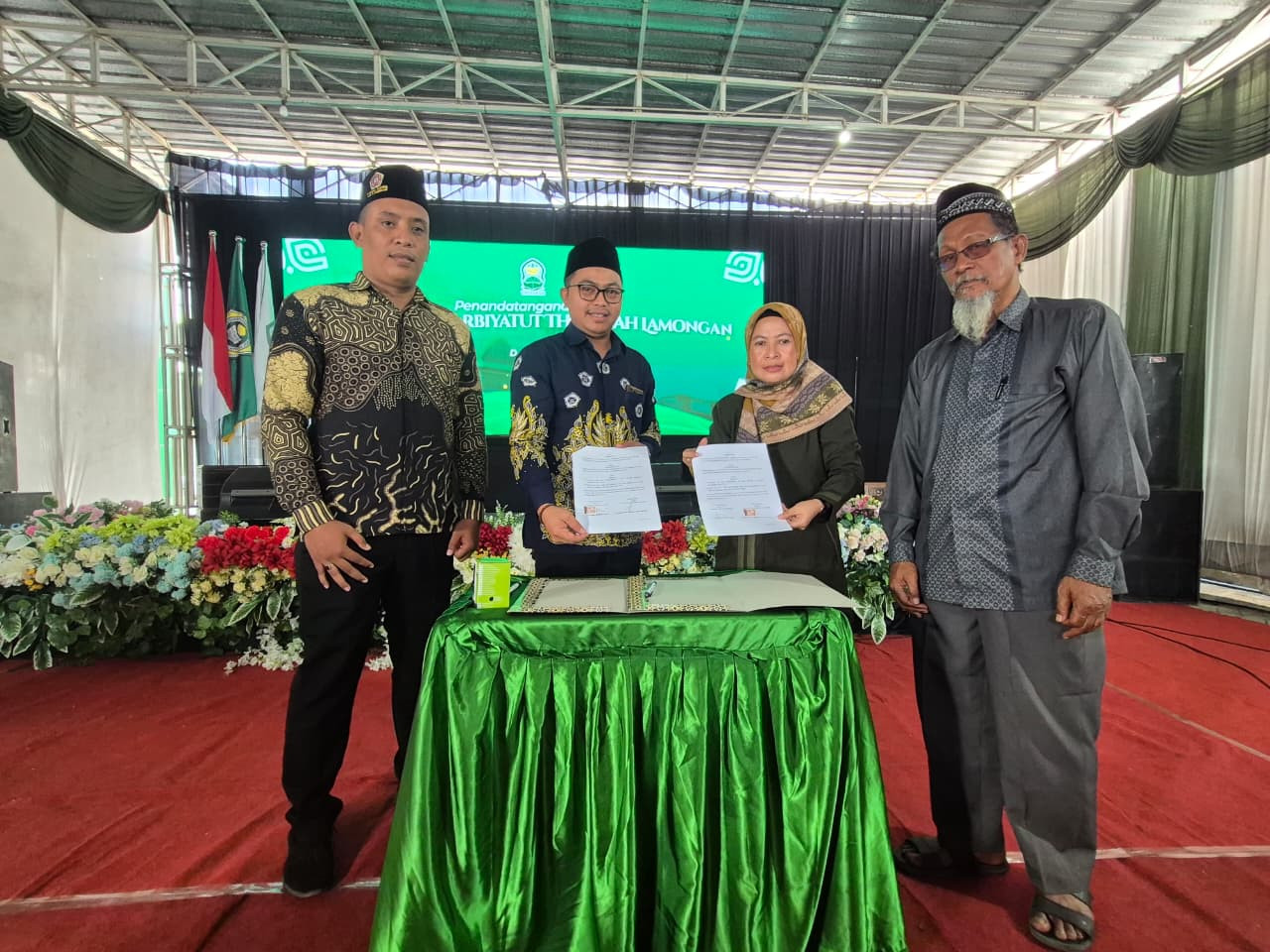 Penandatanganan MoU kerjasama antara Kartar Lamongan dan Unitabah. (Foto : Kartar Lamongan for jatimnow.com)