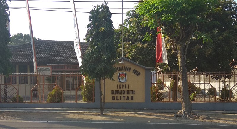 Kantor KPU Kabupaten Blitar/Foto: Cf Glorian